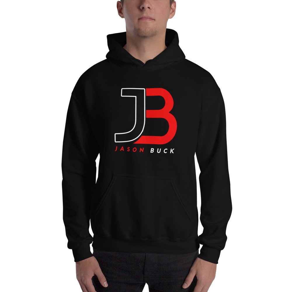 "Buckster" by Jason Buck - Hoodie, White Logo