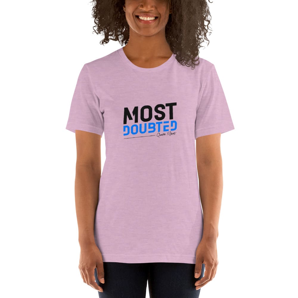 "Most doubted" by Quentre Roberts - Shirt, Black Logo