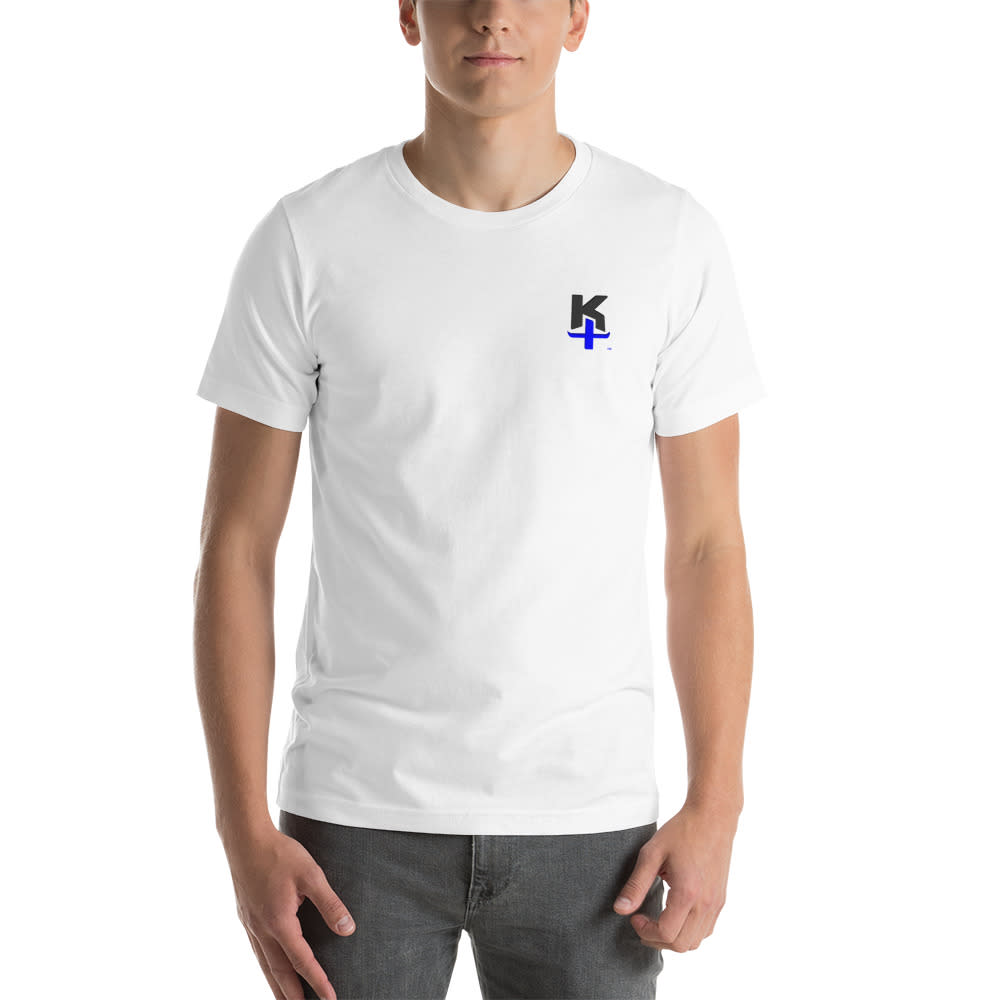 KT II by Kenny Thomas Men's T-Shirt, Black and Blue Logo
