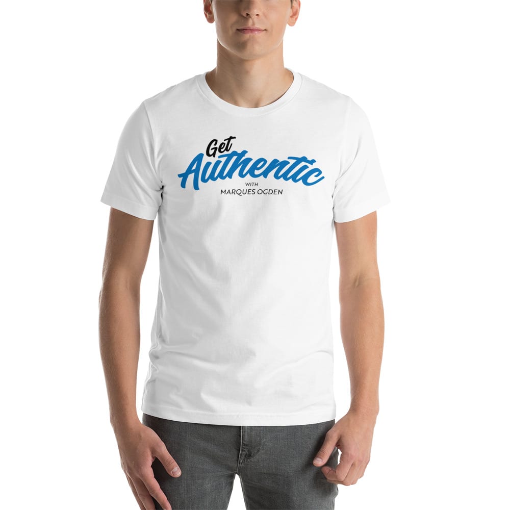 'Get Authenic' by OG, T-Shirt , Dark Logo
