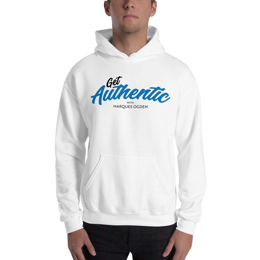 'Get Authenic' by OG, Hoodie, Dark Logo