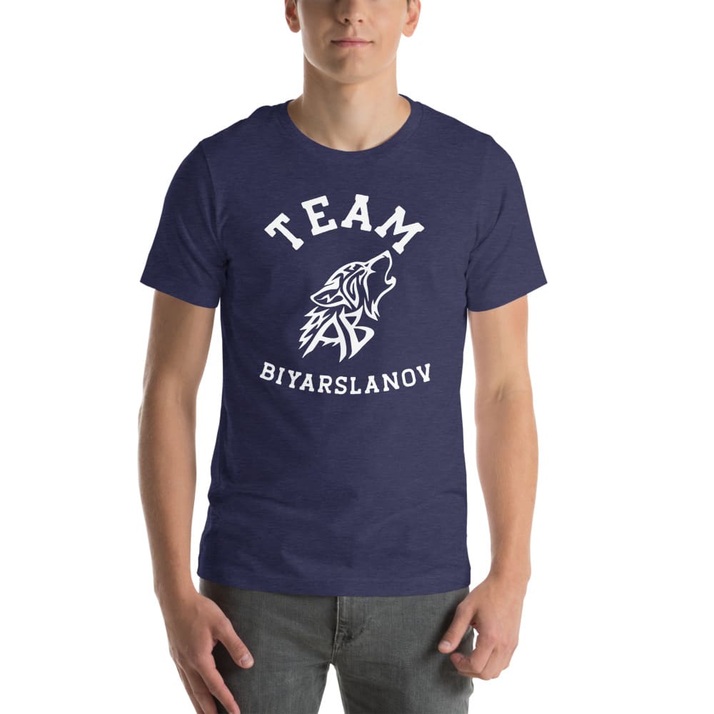 Team Biyarslanov Men's T-Shirt, White Logo
