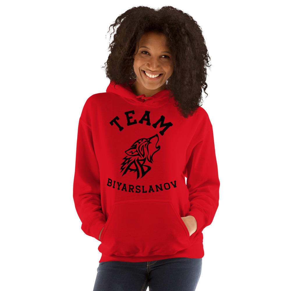 Team Biyarslanov Women's Hoodie, Black Logo