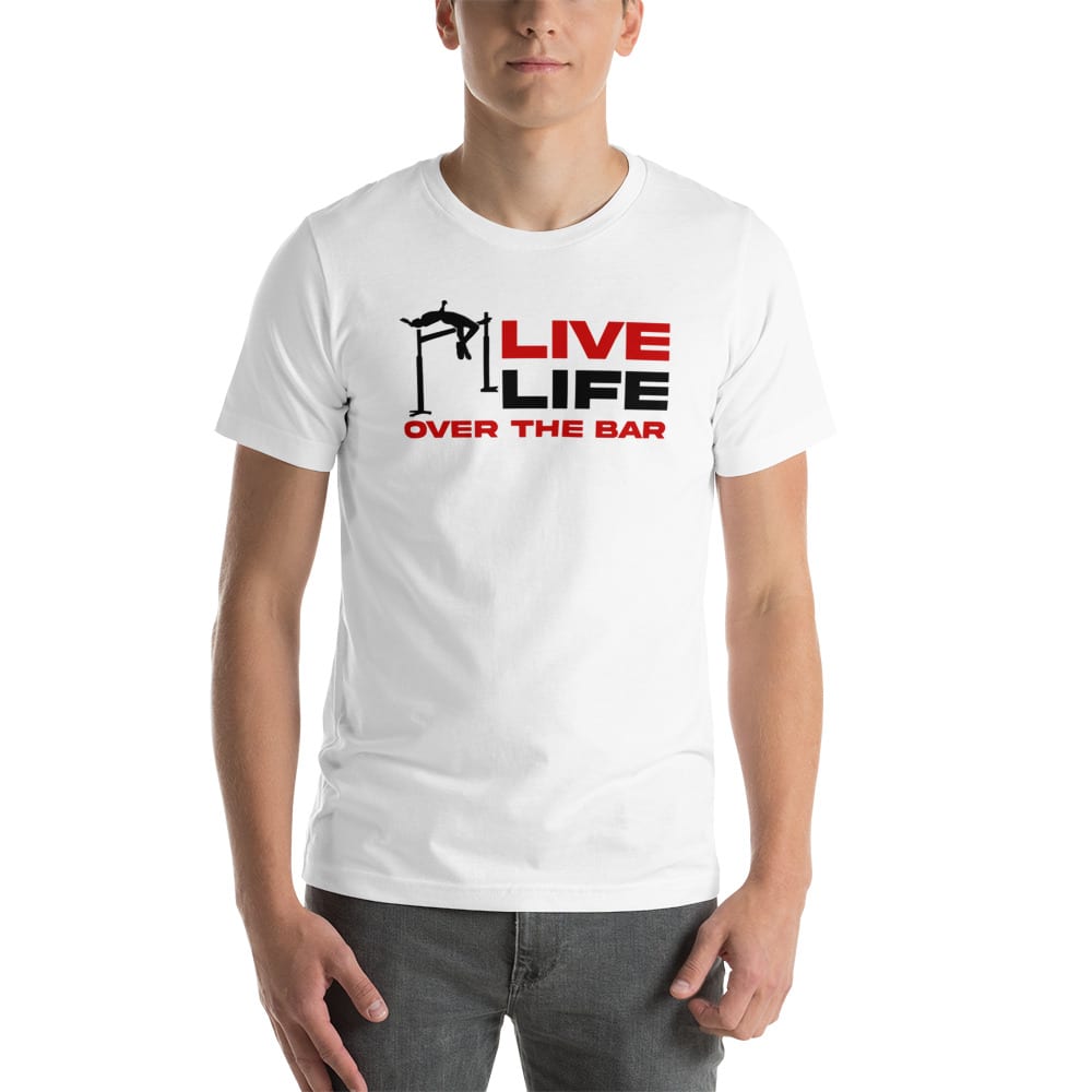 Live Life Over the Bar by Aiden Buendorf T-Shirt, Black Logo