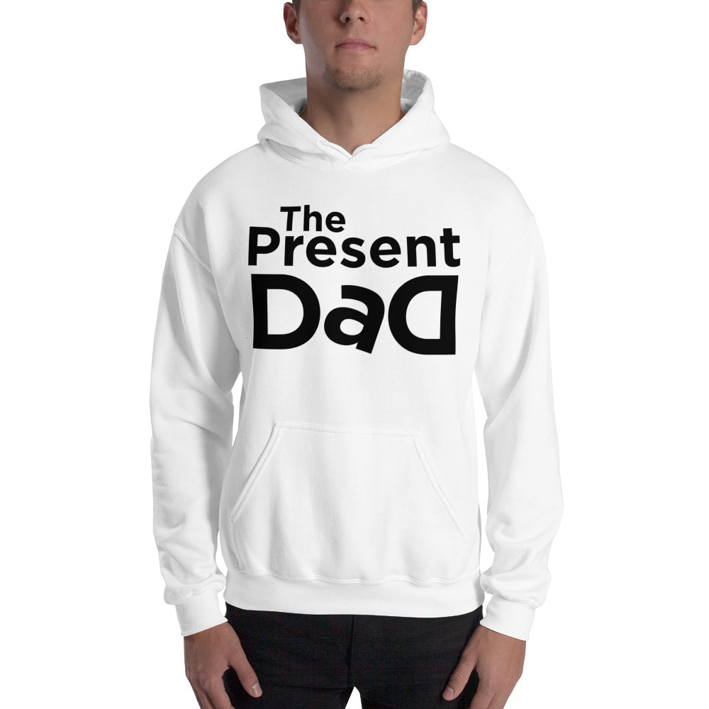 The Present Dad by George Jones Hoodie, Black Logo