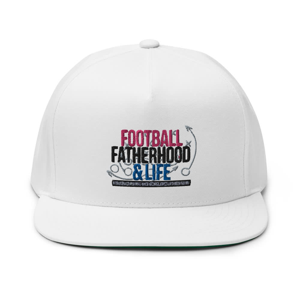  Football Fatherhood & Life by George Jones Hat, Black Logo