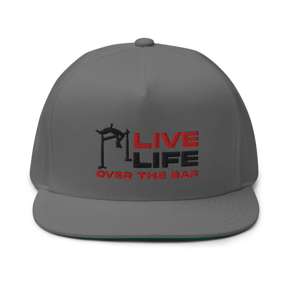 Live Life Over the Bar by Aiden Buendorf Hat, Black Logo