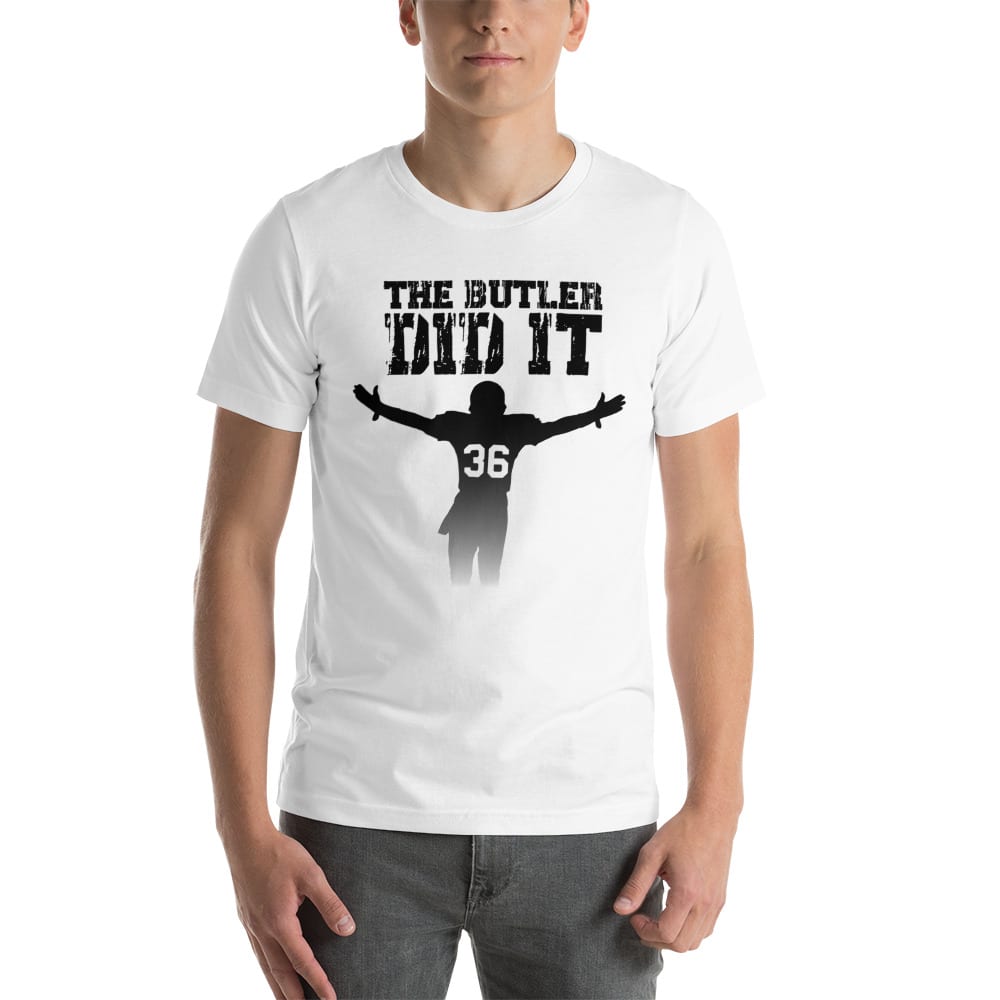 "The Butler Did It" by Leroy Butler - Shirt, Black Logo