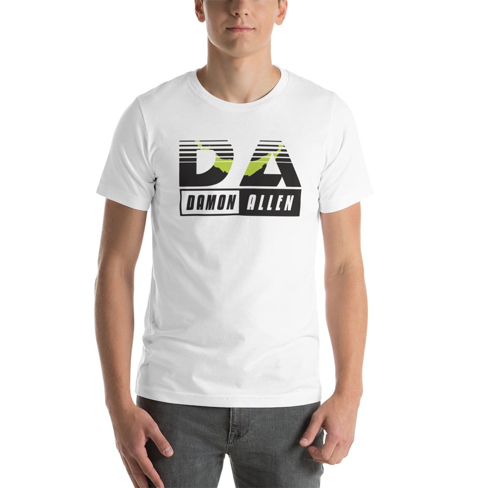 Damon Allen T-shirt, Dark Logo with Green