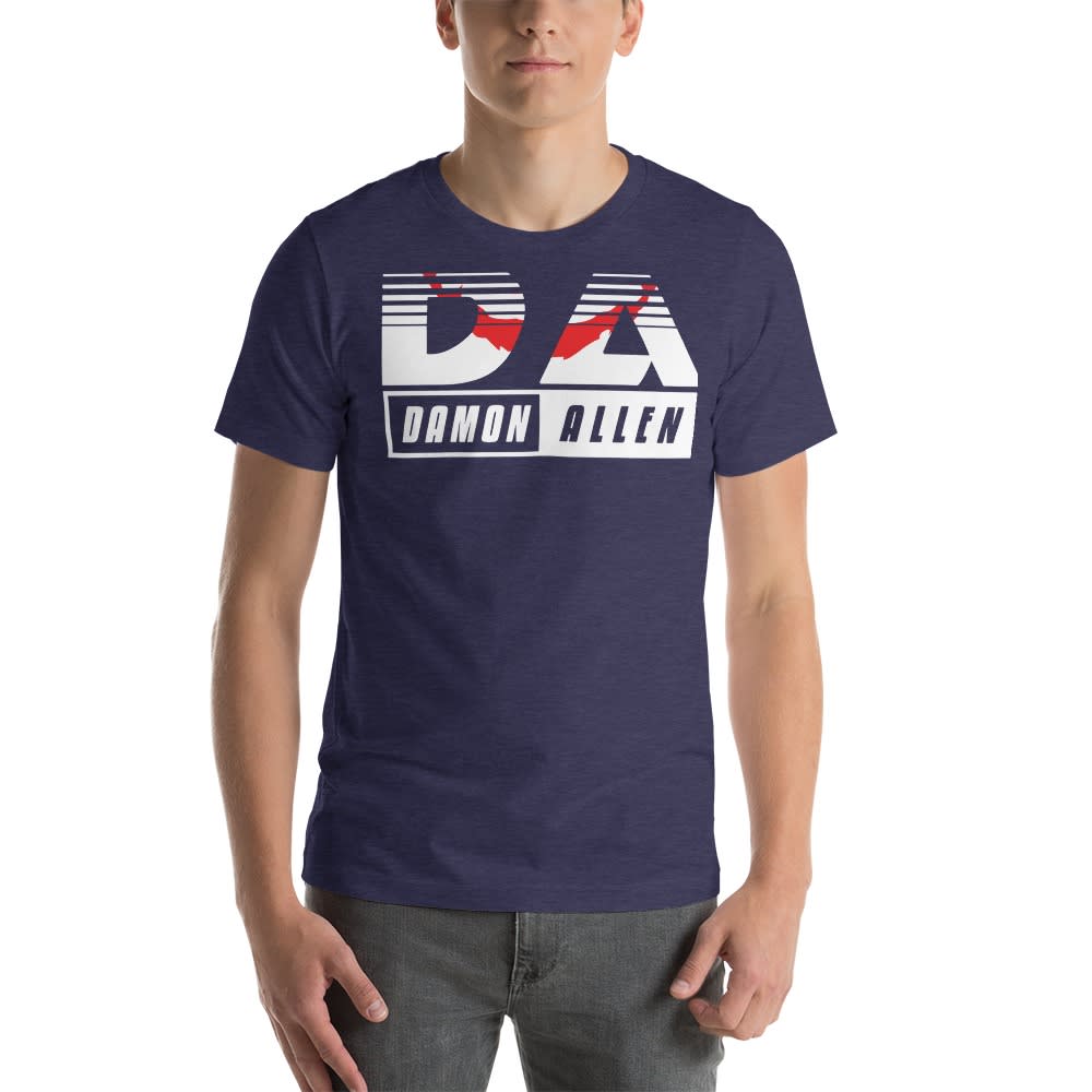 Damon Allen T-shirt, Light Logo with Red