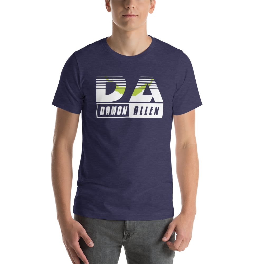 Damon Allen T-shirt, Light Logo with Green