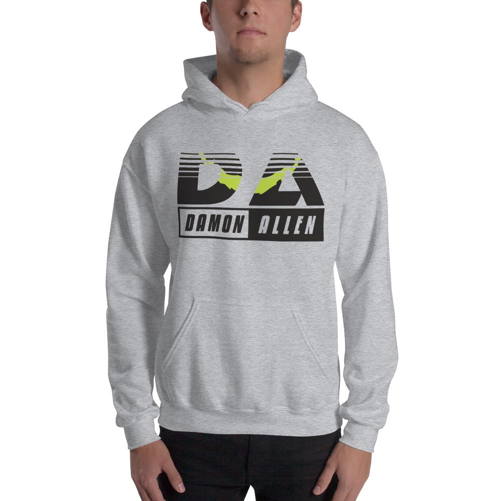 Damon Allen ’s Hoodies, Dark Logo with Green