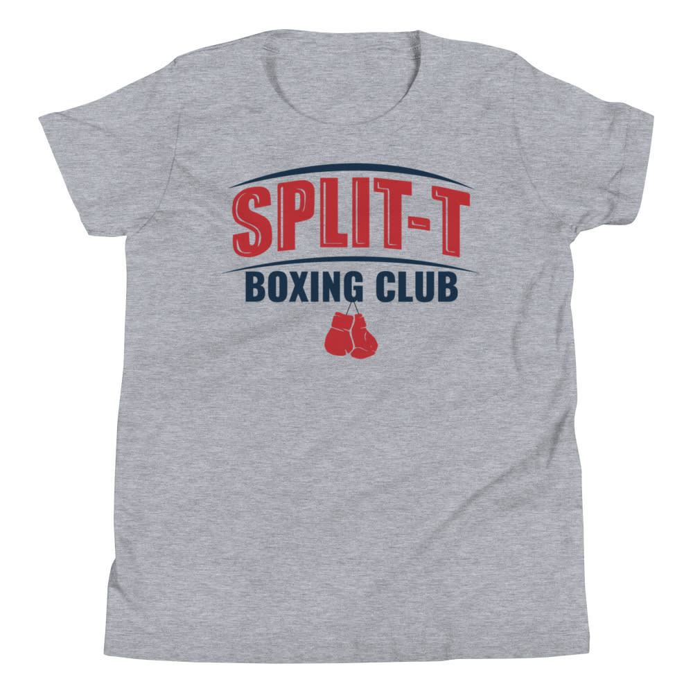Split-T Boxing Club Youth T-Shirt, Red and Blue Logo