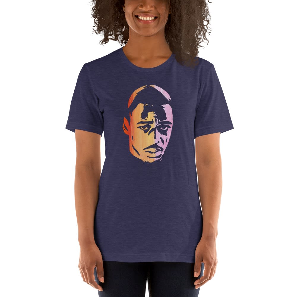 Roney Hines Custom Portrait, Orange/Pink, Women's T-Shirt