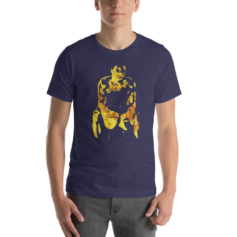 Roney Hines Custom Portrait, Gold, Men's T-Shirt