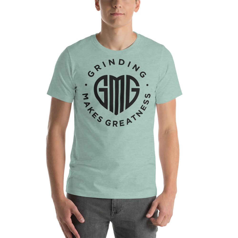 Grinding Makes Greatness by Jeff Tabrizi T-shirt, Black Logo