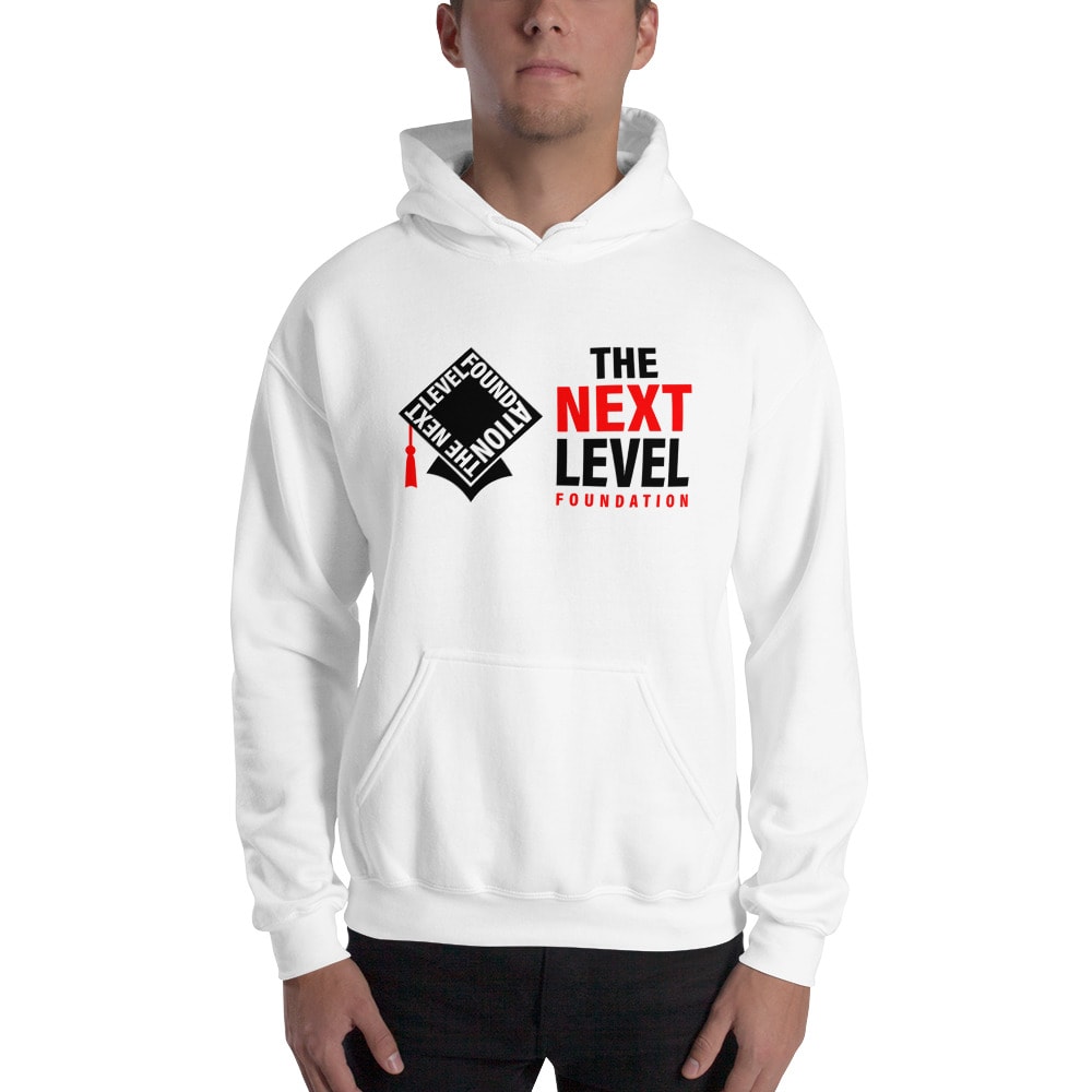 "TNLF" by John Swain Hoodie, Black Logo