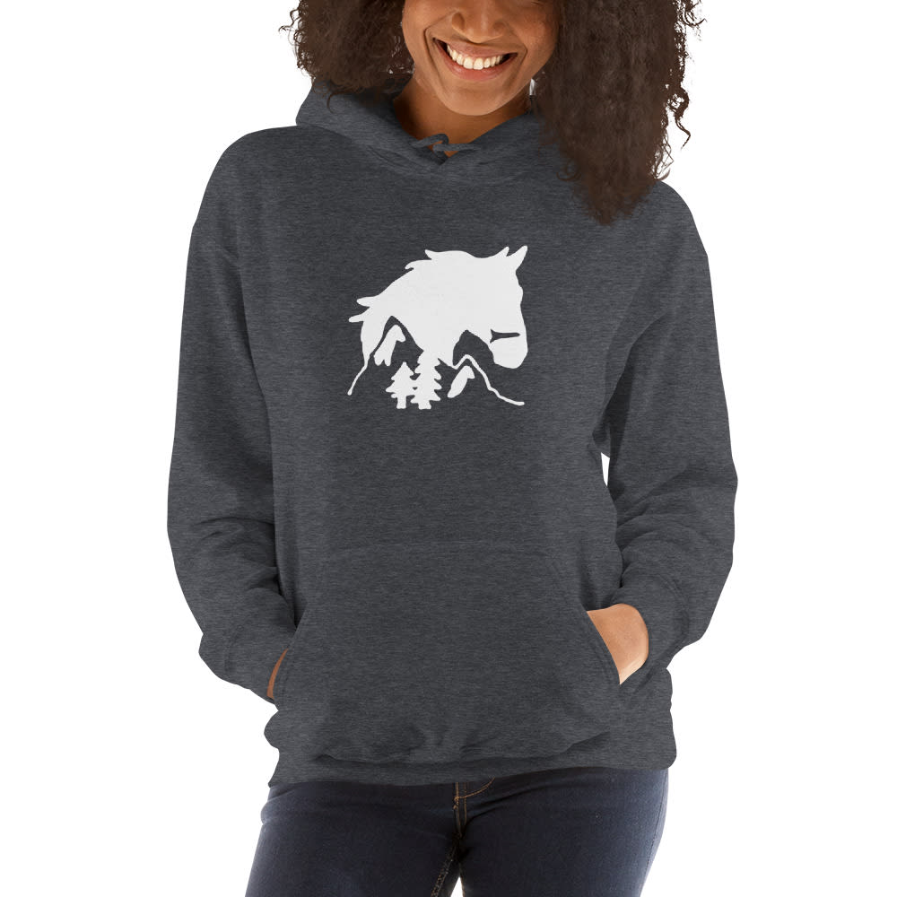 Riding West Cecelia Ossi Women's Hoodie, White Logo