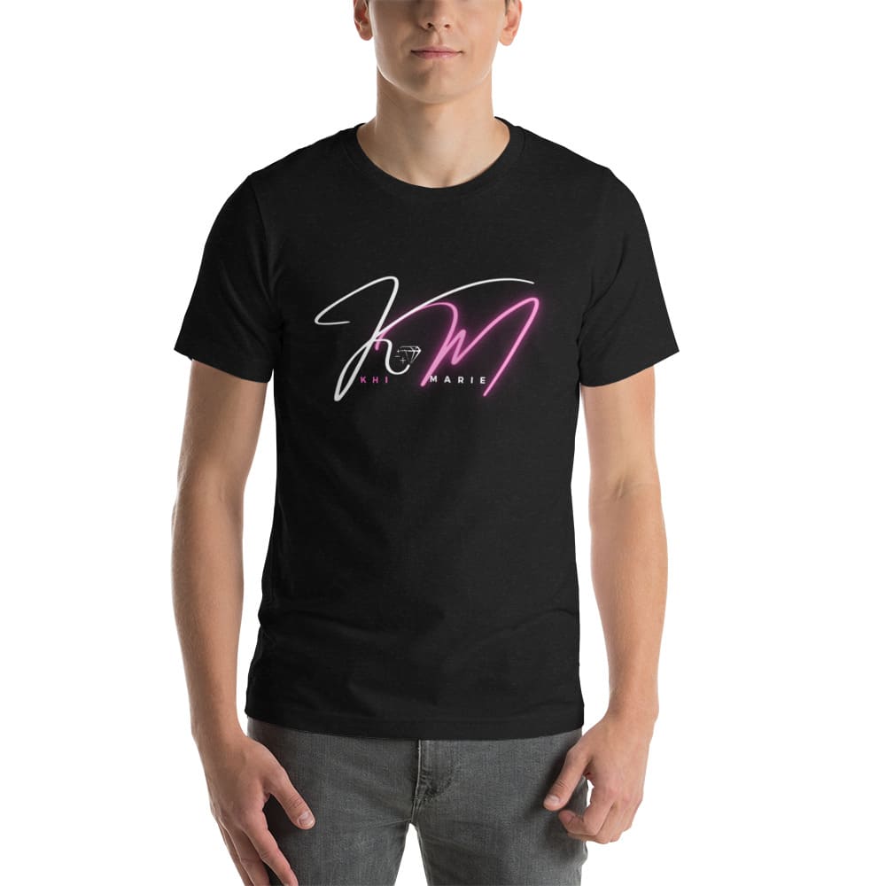 "KM" by Makhi Falkquay Shirt, White Logo