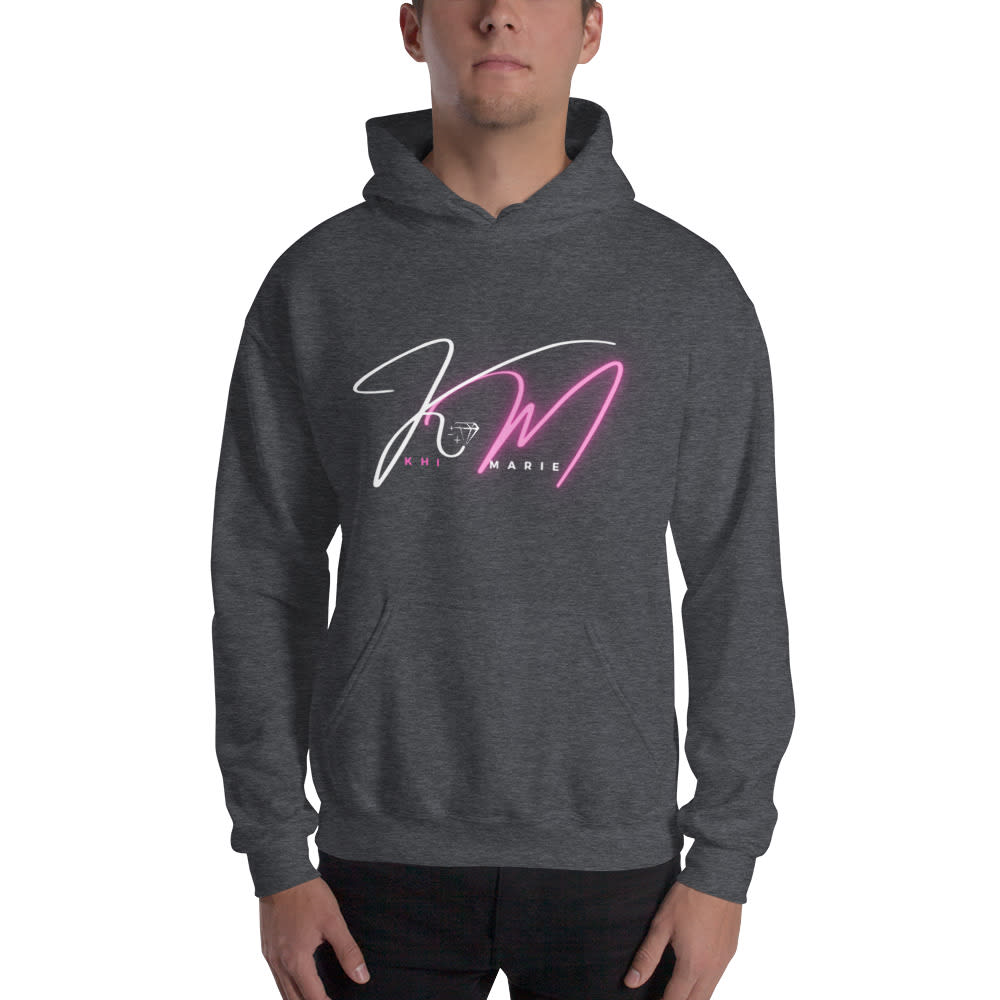 "KM" by Makhi Falkquay Hoodie, White Logo