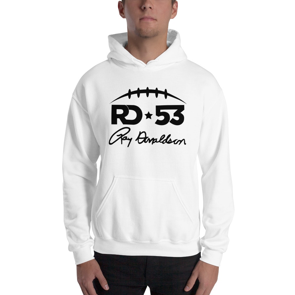 RD 53 Ray Donaldson Hoodie, Black Logo
