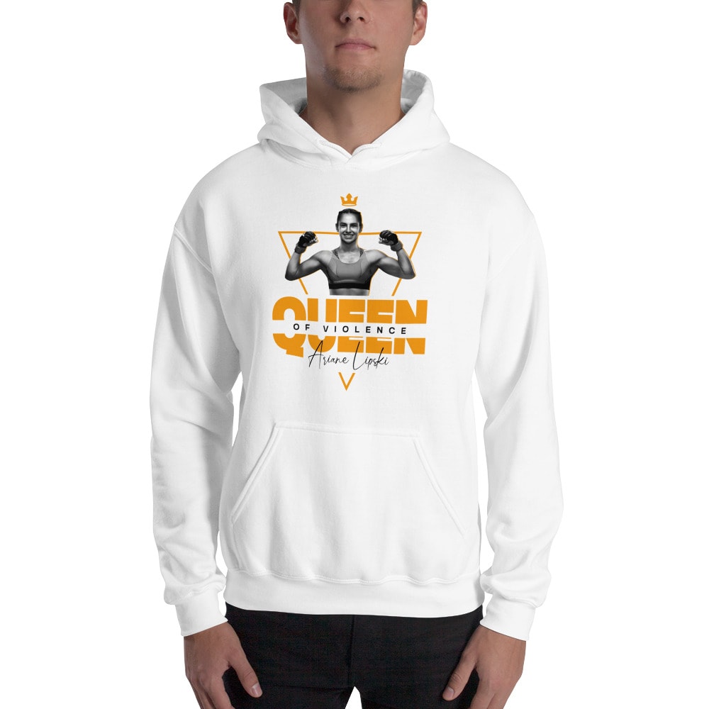 Queen of Violence Ariane Lipski Hoodie, Black Logo