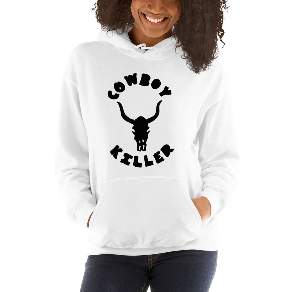  Cowboy Killer Cecelia Ossi Women's Hoodie, Black Logo