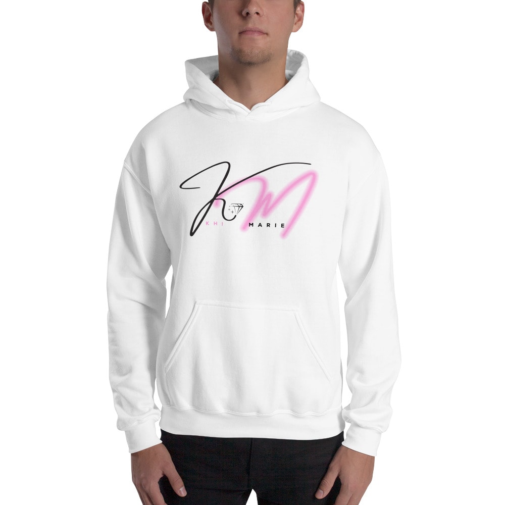 "KM" by Makhi Falkquay Hoodie, Black Logo