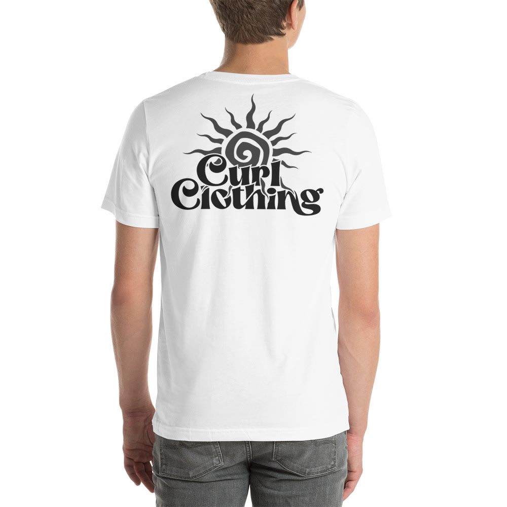 "Curl Clothing Sun" by Ryan Faulks Shirt, Black Logo