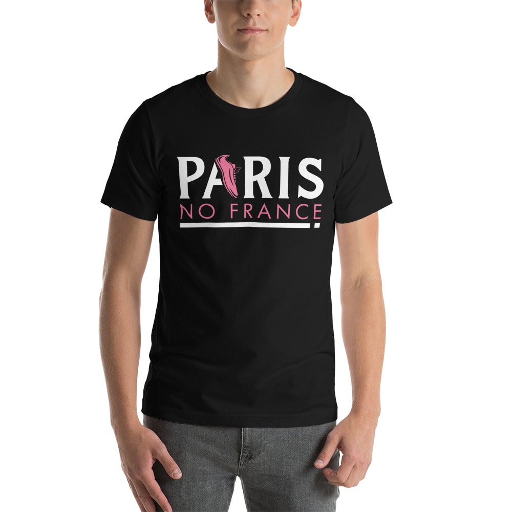 "No France" by Paris Baker Shirt, White Logo