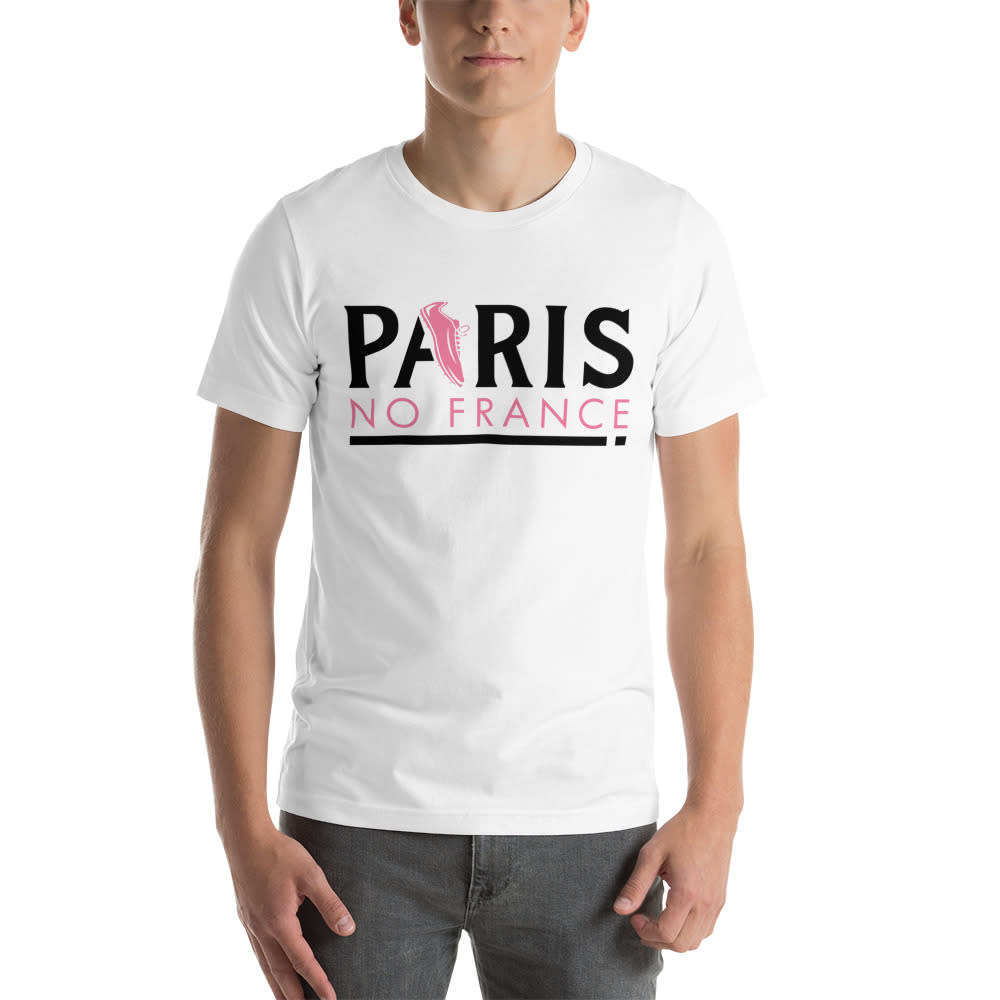 "No France" by Paris Baker Shirt, Black Logo