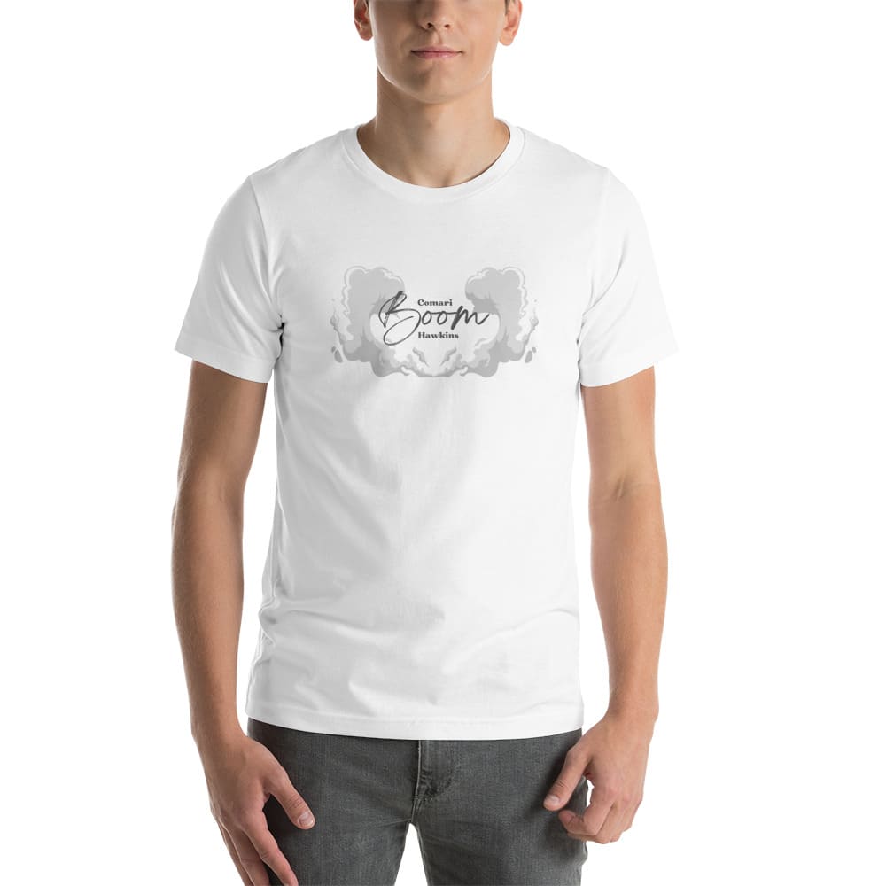 "Boom" by Comari Hawkins Shirt, Dark Logo