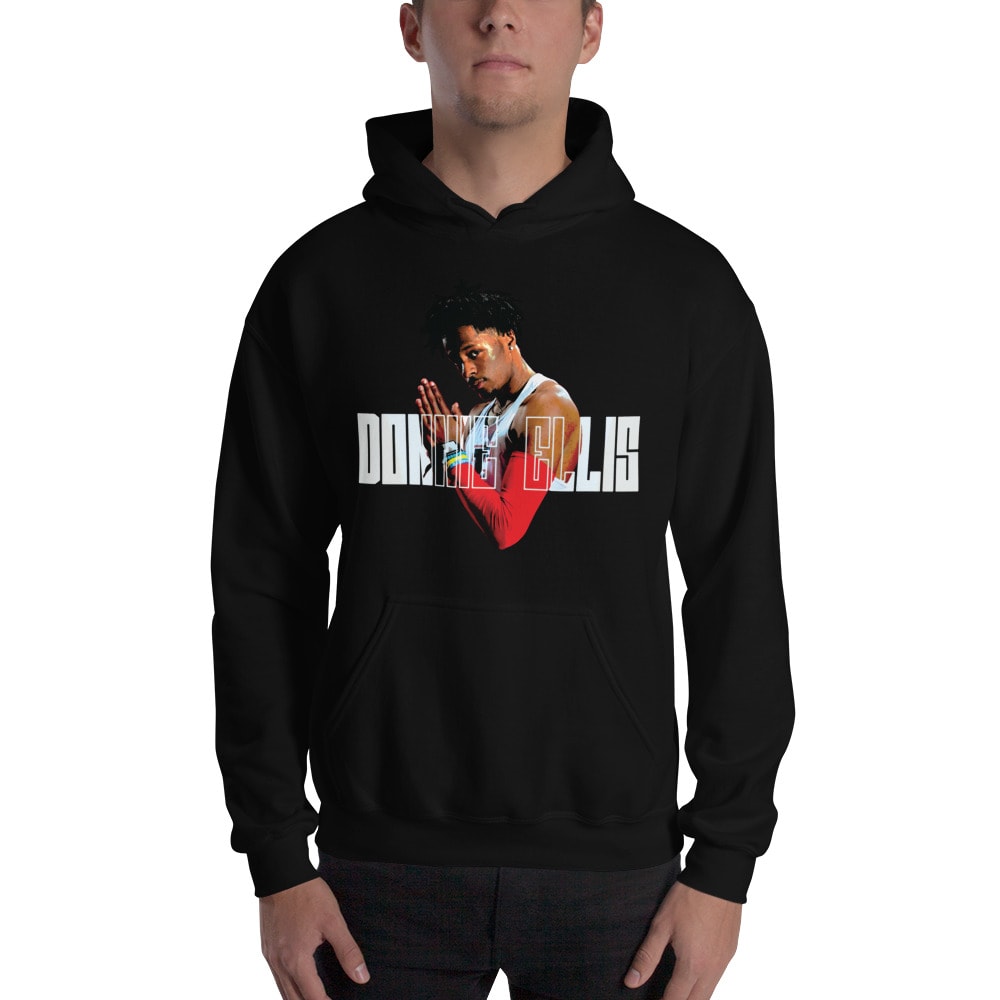 "Portrait" by Donnie Ellis Hoodie, White Logo
