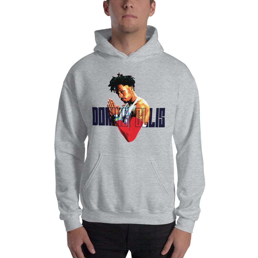 "Portrait" by Donnie Ellis Hoodie, Black Logo