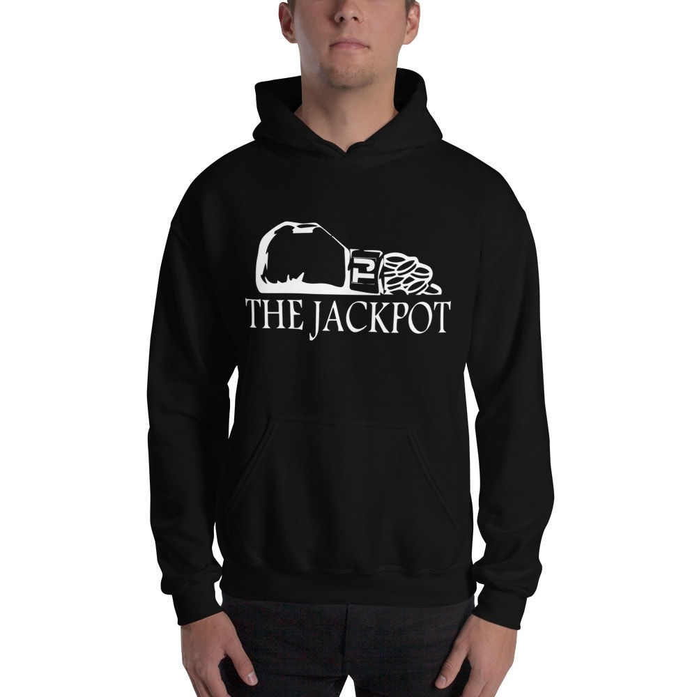 "The Jackpot" Glove, Hoodie, White Logo