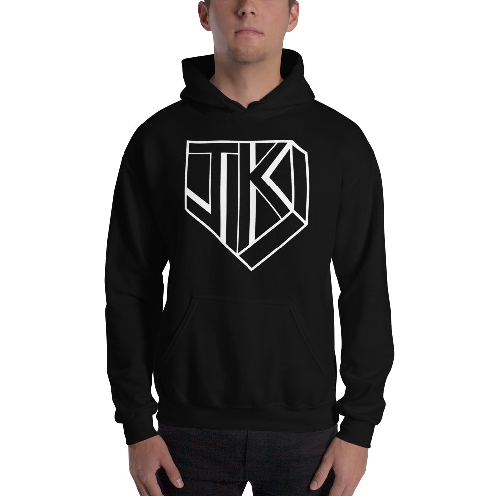 JK Jason Karnuth Men's Hoodie, White Logo