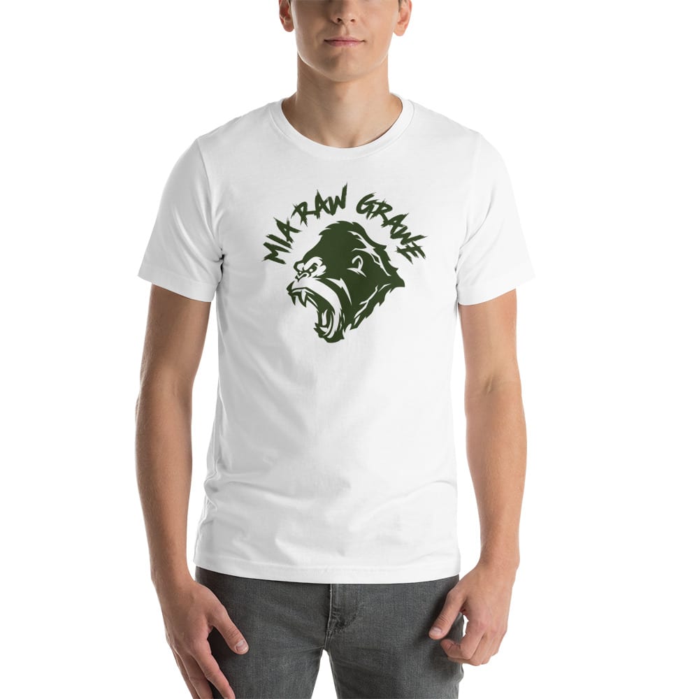 Mia Raw Grawe T-Shirt, Green Logo