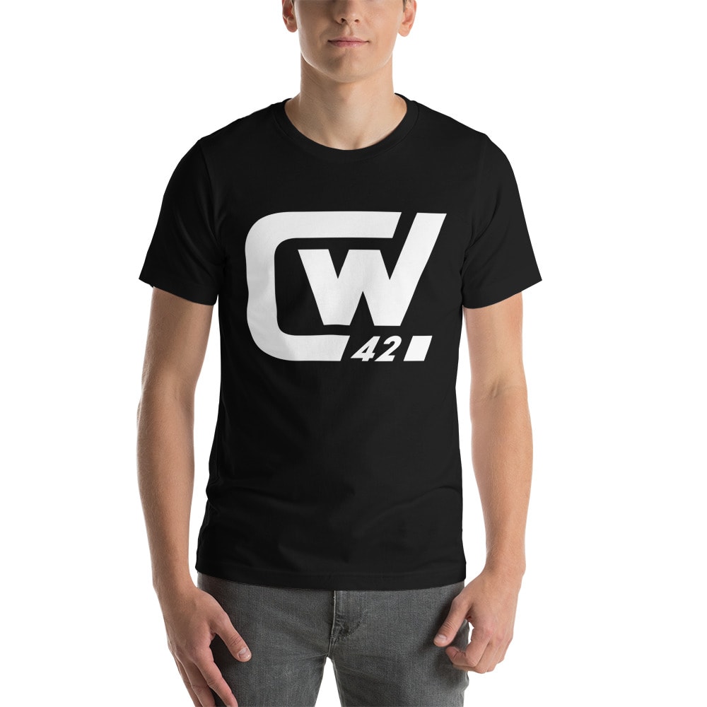 "CW 42" by Chris Warren Shirt, White Logo