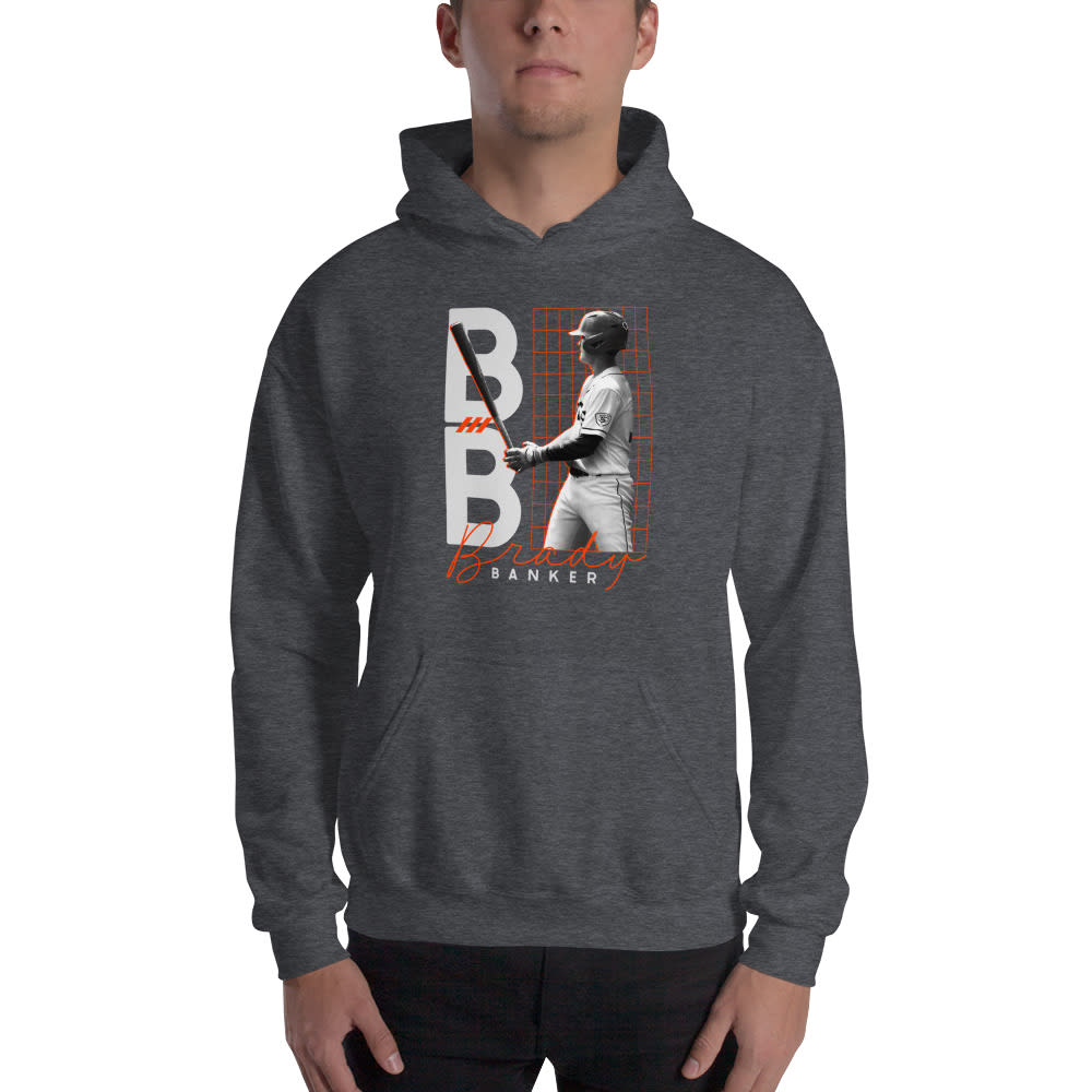 "BB" by Brady Banker Hoodie, White Logo