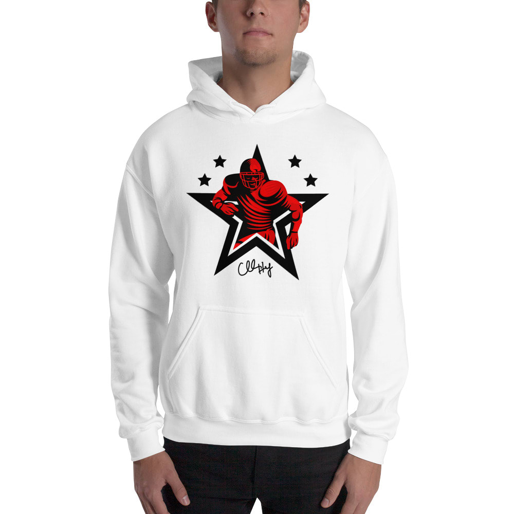 Charles Haley, Unisex Dark Logo Hoodie