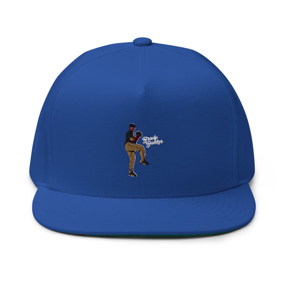 "Pitching" by Brady Banker Hat, White Logo