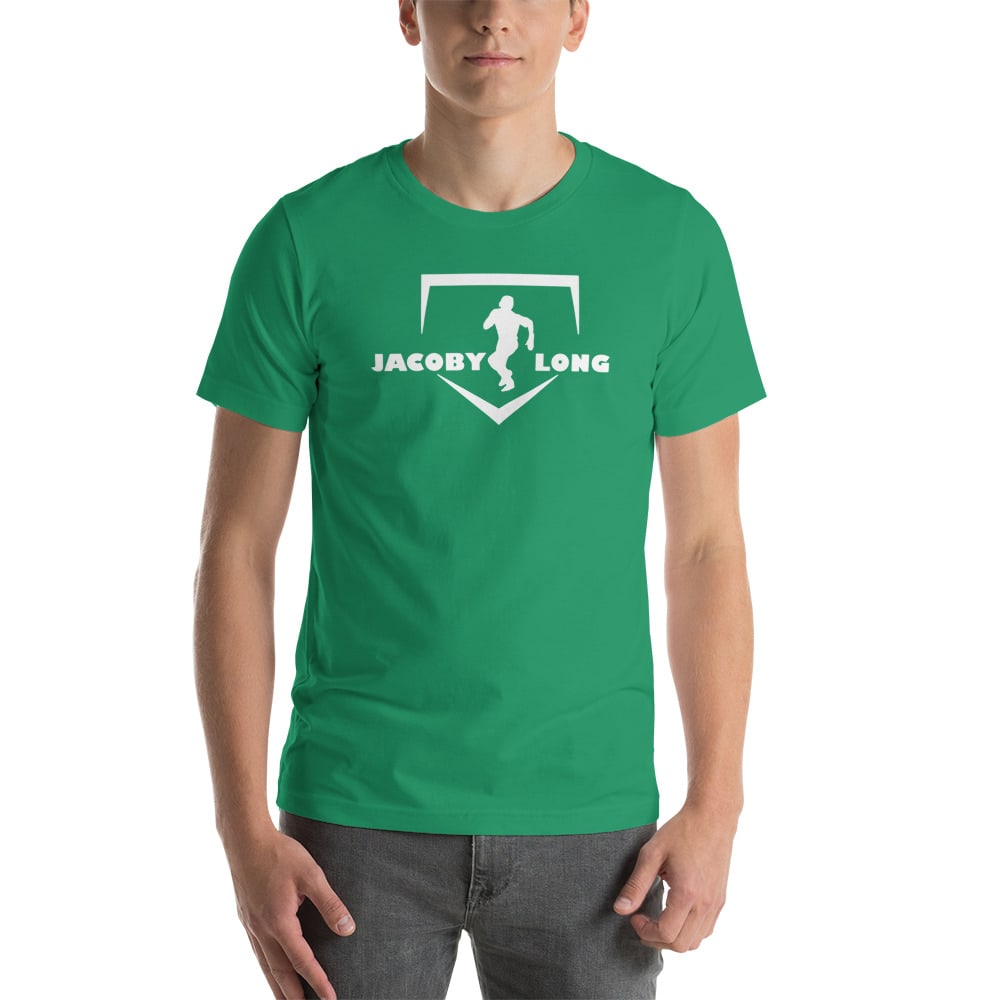 Jacoby Long T-Shirt, with Plate ,White Logo