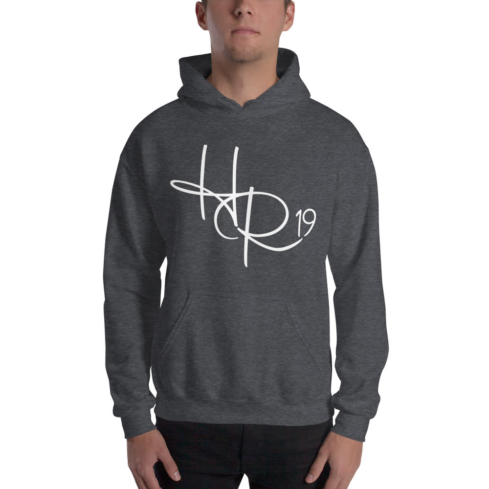 "HR19" by Hope Rose Hoodie, White Logo