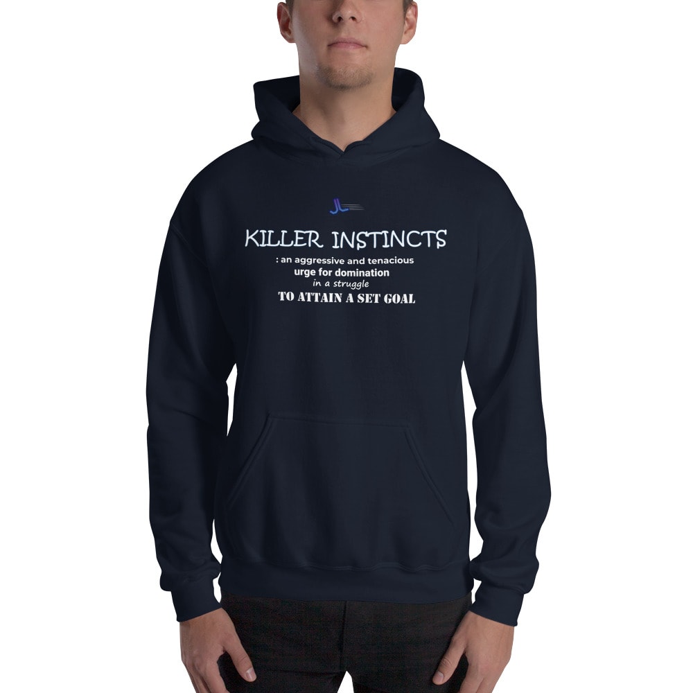 Jacoby Long Hoodie, Killer Instincts, White Letters