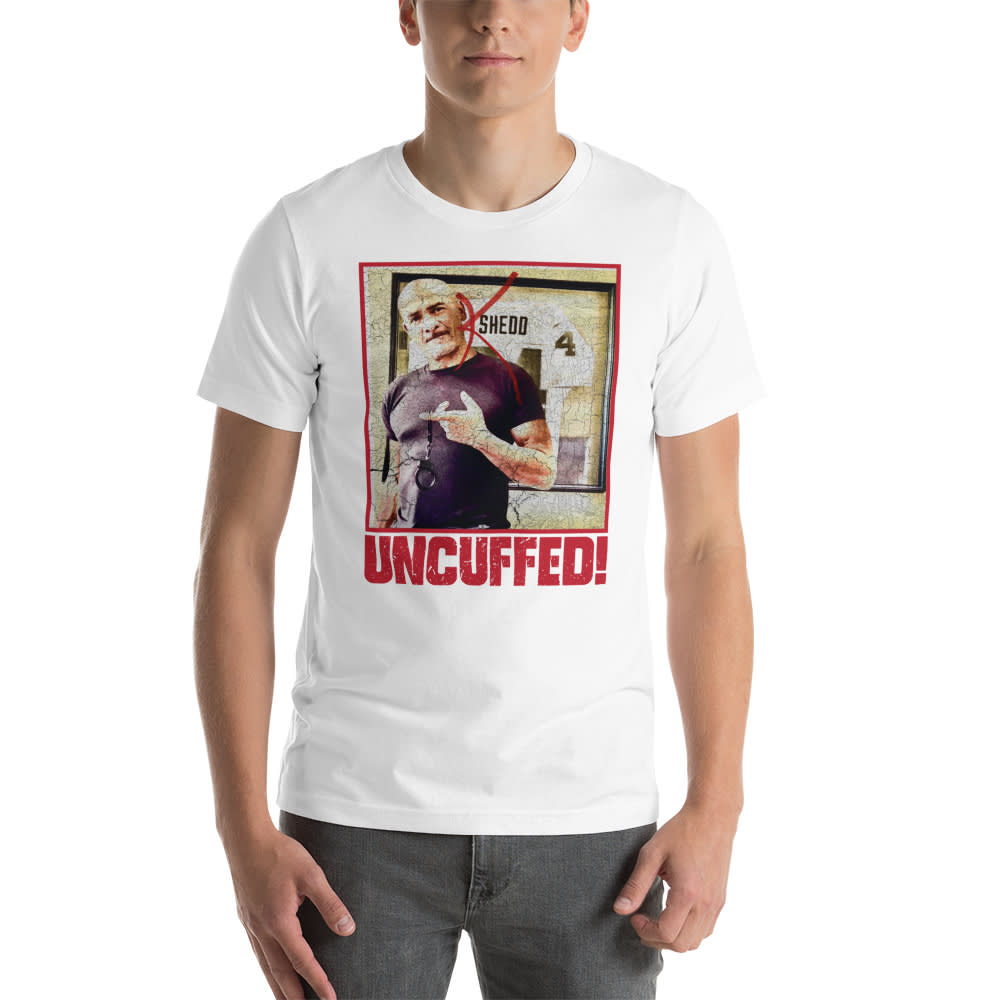 "Uncuffed!" by Kenny Shedd Shirt, Red Logo
