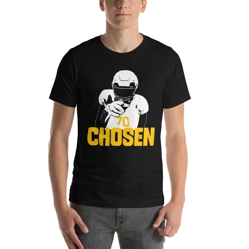 "Chosen" by Bryce Simpson Shirt, White Logo