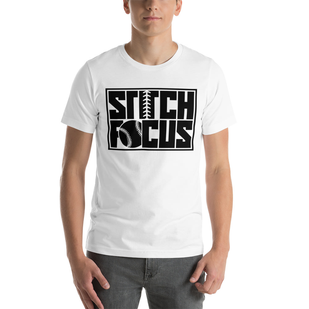 "Stich Focus" by DaRond Stovall Shirt, Black Logo