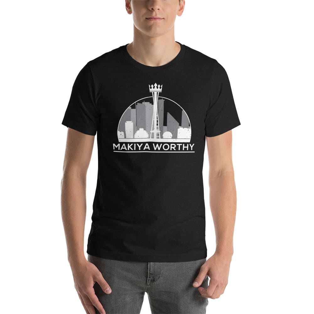 Makiya Worthy T-Shirt, White Logo