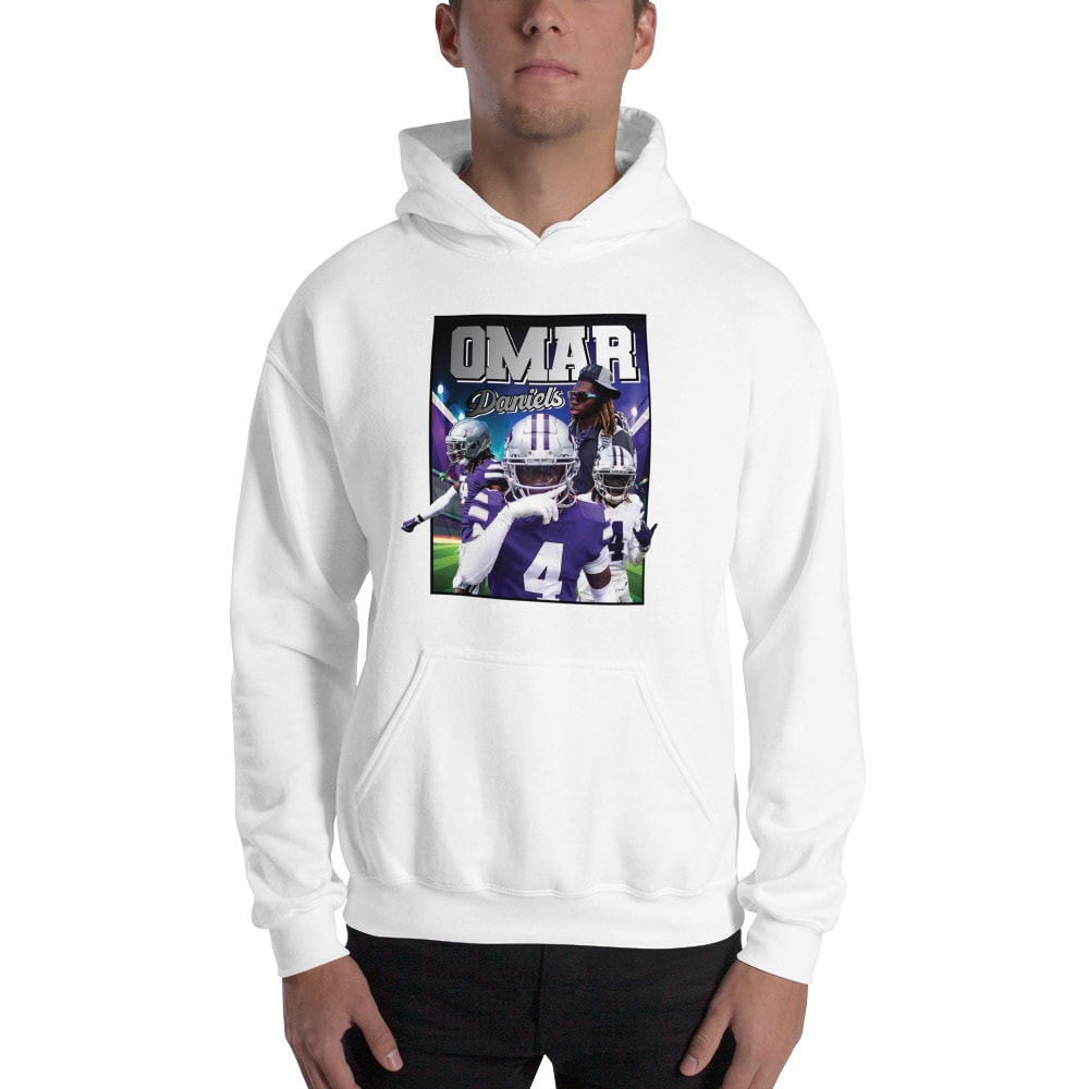 Omar Daniels Graphic Hoodie, Black Logo