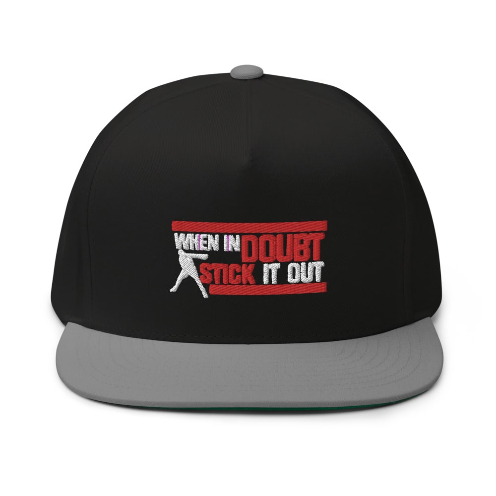 "When in Doubt Stick it out" Mcgirt Boxing Statement, Hat, Light Logo
